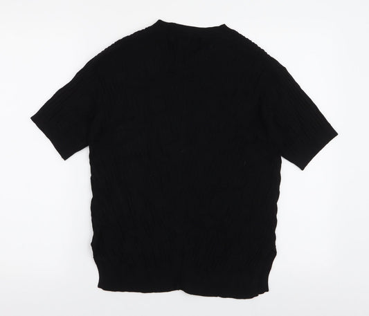 Womens UK Size S Marks and Spencer Black Pullover Jumper