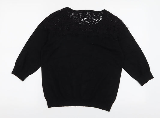 Womens UK Size S Bonmarche Black Pullover Jumper