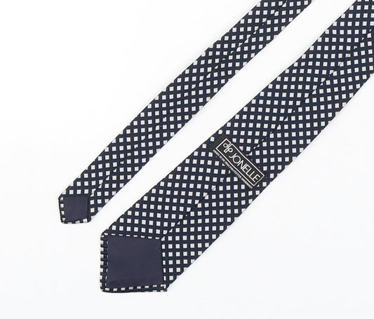 Jonelle Mens Multicoloured Plaids & Checks Polyester Pointed Tie One Size