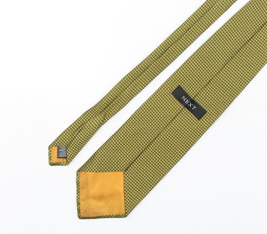 NEXT Mens Multicoloured Geometric Silk Pointed Tie One Size