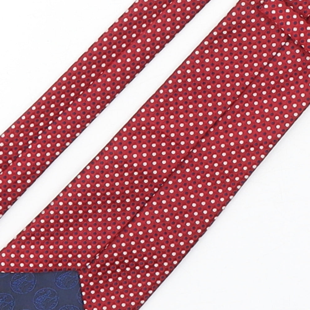 Marks and Spencer Mens Multicoloured Polka Dot Polyester Pointed Tie One Size