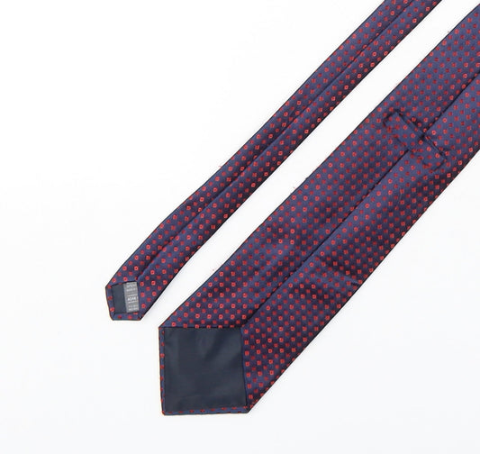 Marks and Spencer Mens Multicoloured Polka Dot Polyester Pointed Tie One Size