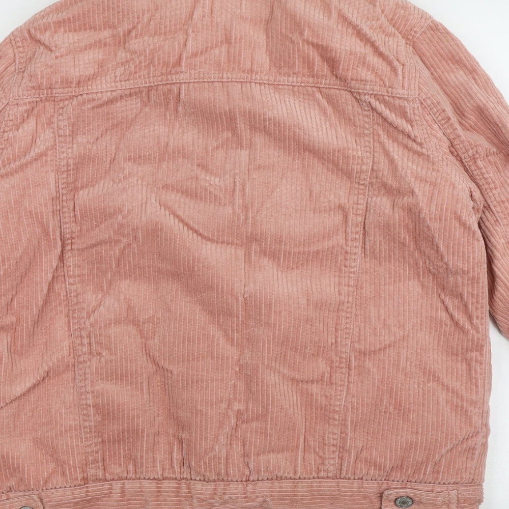 Brand and care label for Primark women’s pink jacket, size UK 10