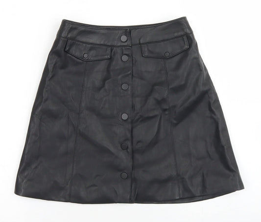 Womens UK Size 4 Divided A-Line Skirt