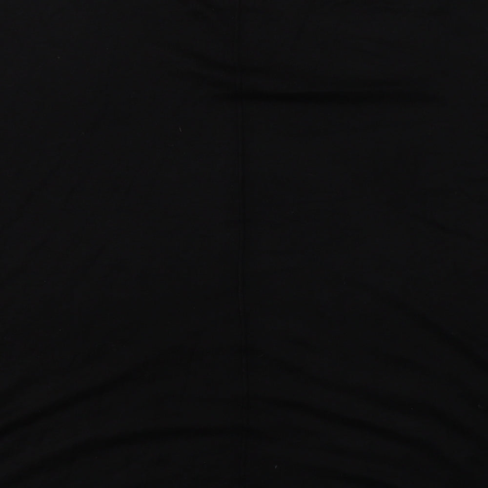 Womens UK Size M H&M Black Jersey T-Shirt
