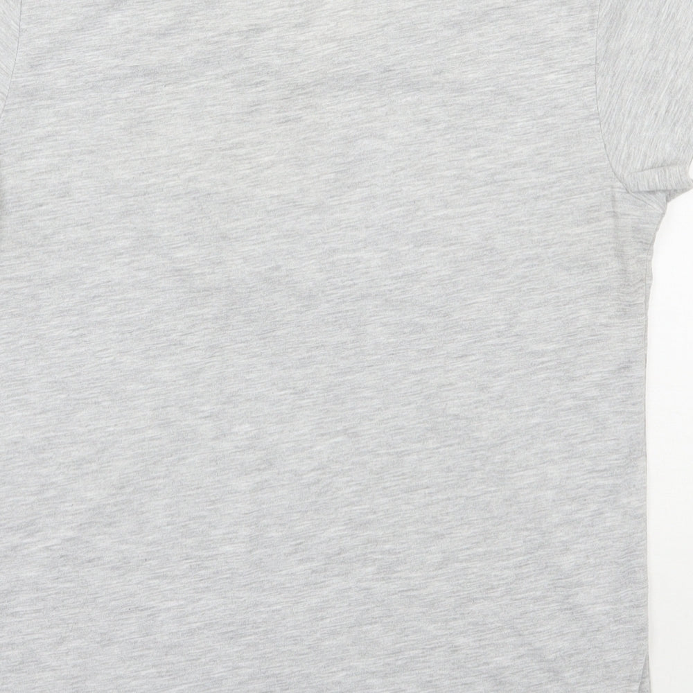 Womens UK Size S H&M Grey Basic T-Shirt