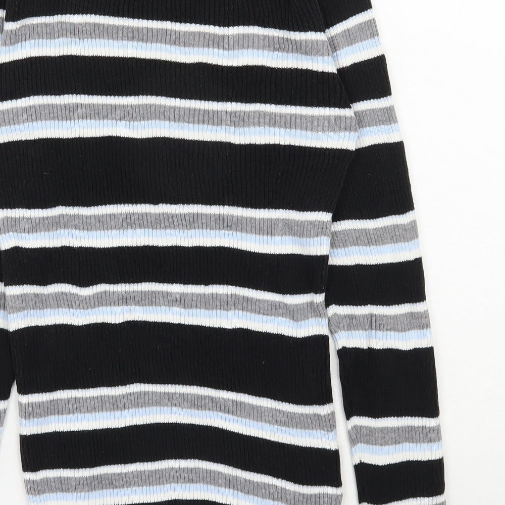 Womens UK Size 8 Preworn Black Pullover Jumper