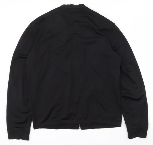 Womens UK Size S H&M Black Full Zip Sweatshirt