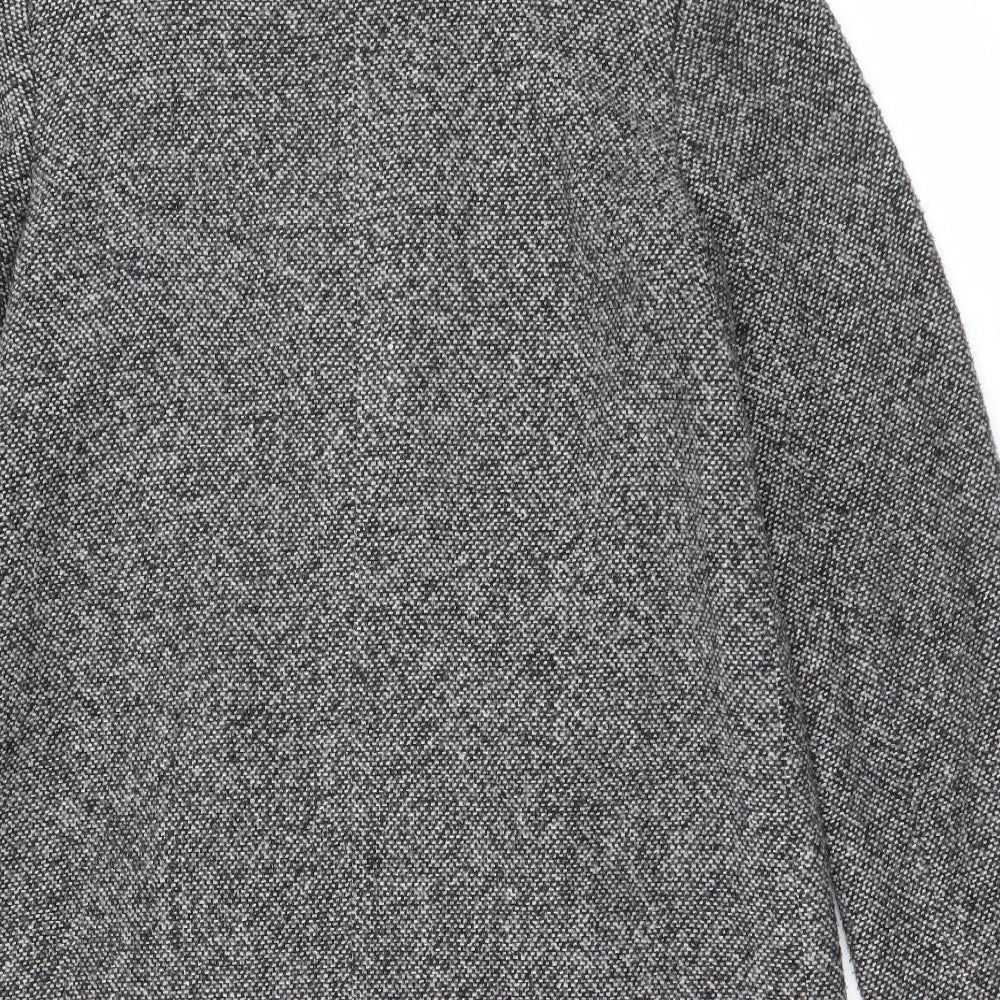 Womens UK Size 10 BHS Grey Overcoat
