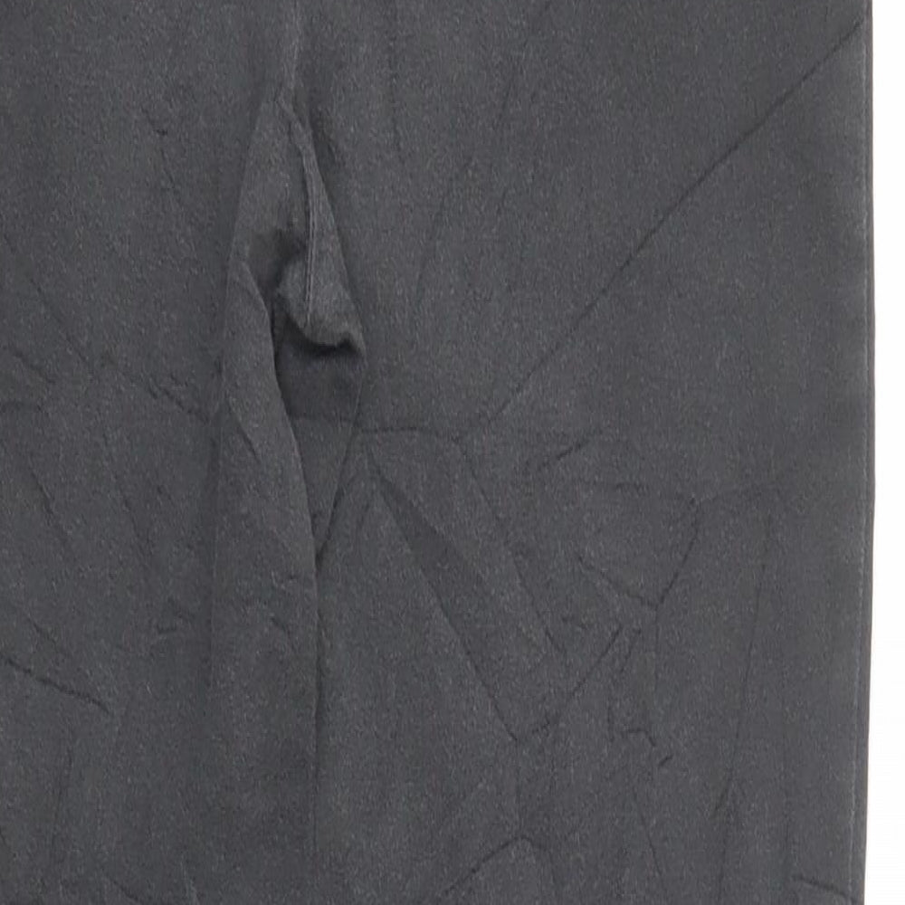 Mint Velvet Womens Grey Cotton Jegging Trousers Size 8 L27 in Regular Zip