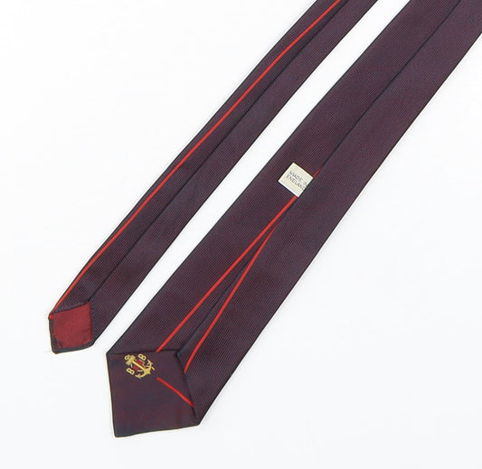 PreWorn Mens Multicoloured Striped Polyester Pointed Tie One Size