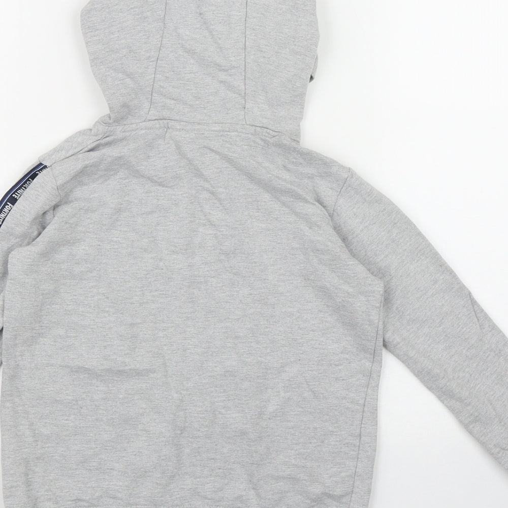 PEP & cO Boys Grey Cotton Pullover Hoodie Size S - FORTNITE