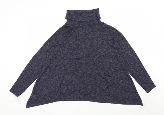 Womens UK Size 10 New Look Blue Pullover Jumper