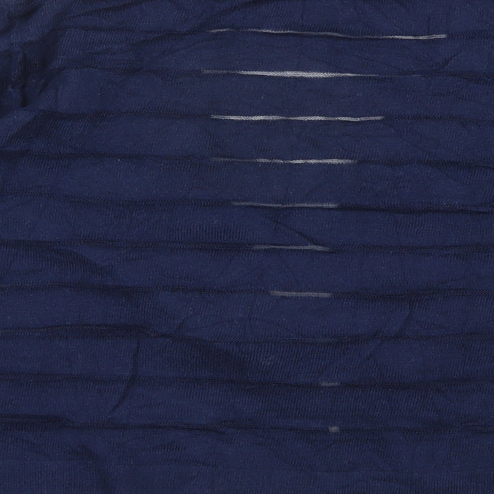 TU Womens Blue V-Neck Cotton Shrug Jumper Size 10