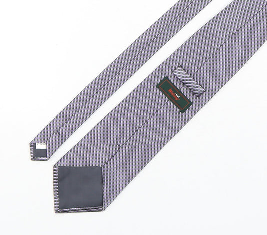 Wolsey Mens Multicoloured Plaids & Checks Polyester Pointed Tie One Size