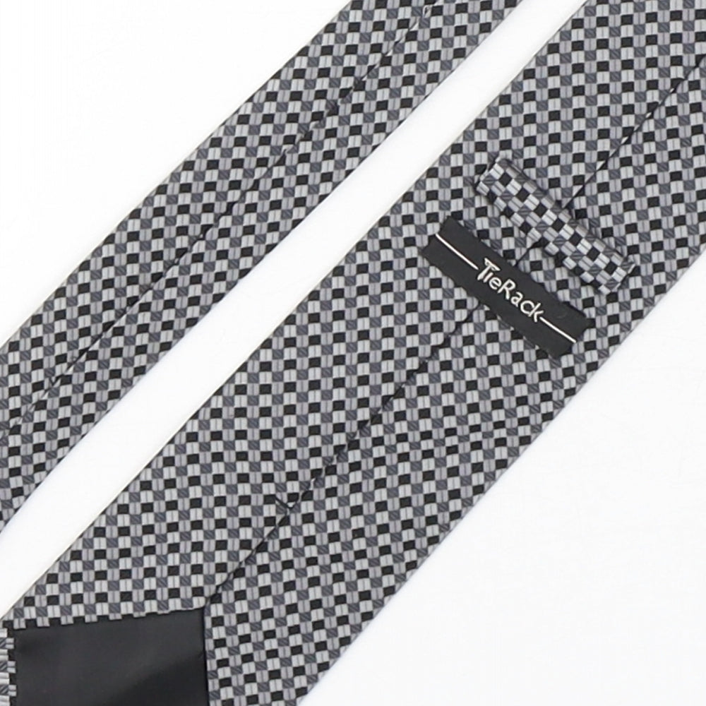 Tie Rack Mens Multicoloured Plaids & Checks Polyester Pointed Tie One Size