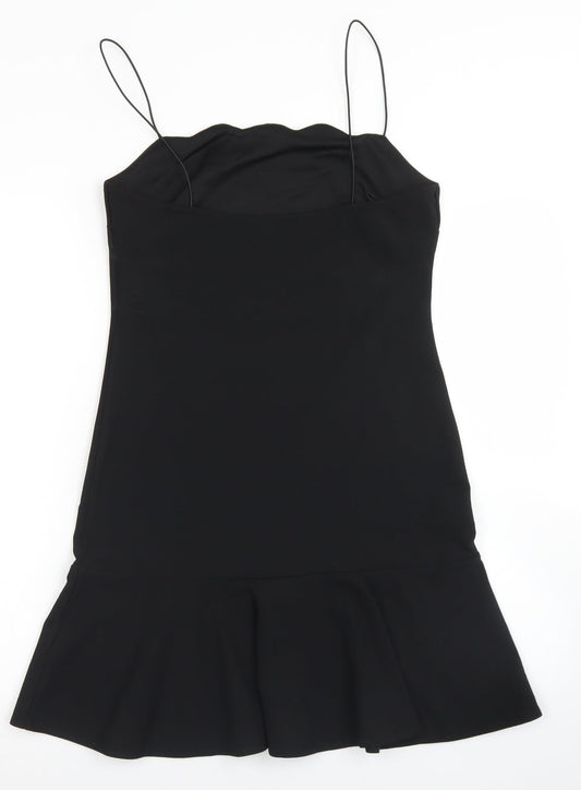 Miss Selfridge Womens Black Polyester Mermaid Size 10 Sweetheart - Scalloped Edging