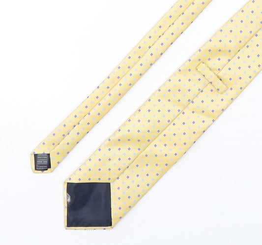 Marks and Spencer Mens Multicoloured Geometric Polyester Pointed Tie One Size