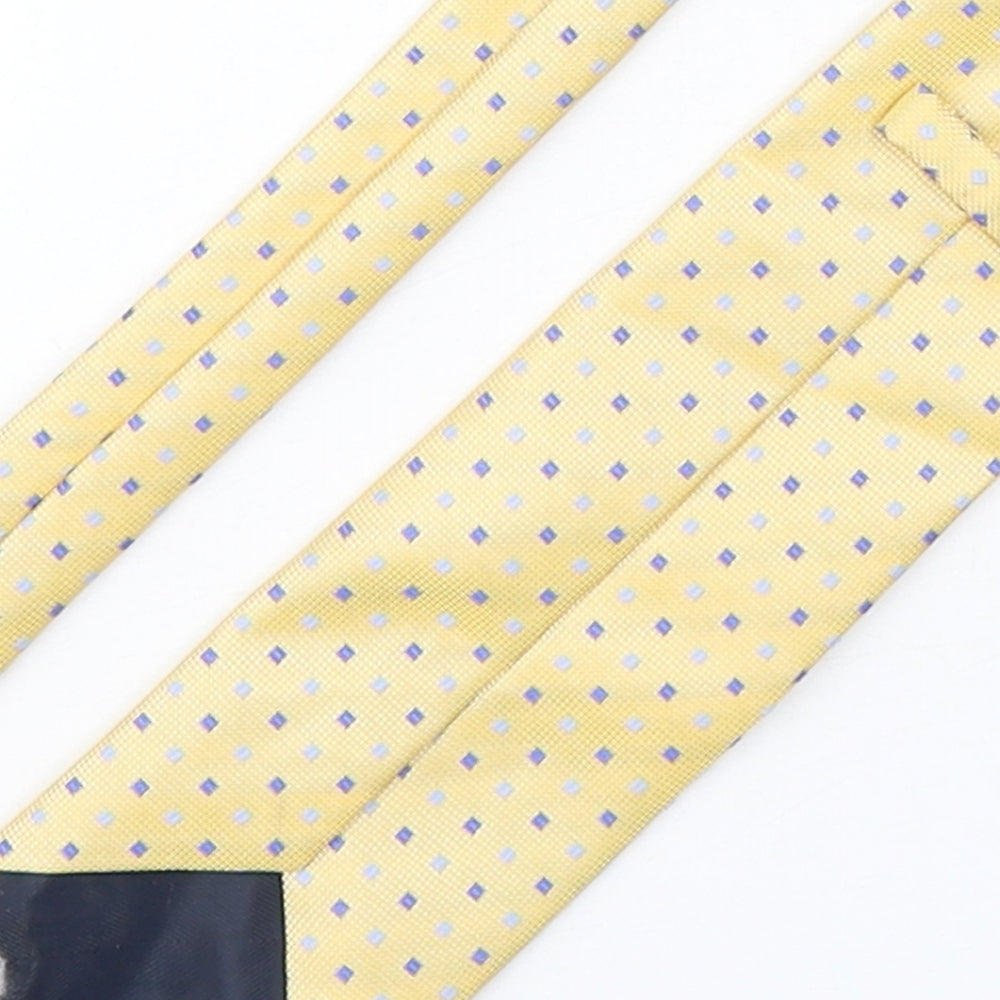 Marks and Spencer Mens Multicoloured Geometric Polyester Pointed Tie One Size