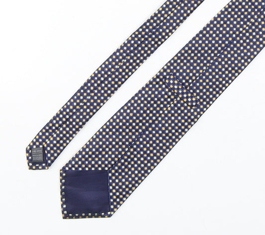Marks and Spencer Mens Multicoloured Geometric Silk Pointed Tie One Size