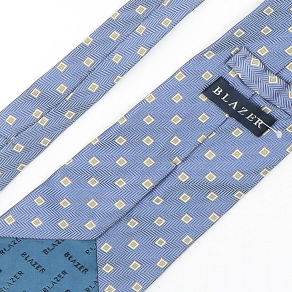 Mens Blazer Multicoloured Geometric Pointed Tie