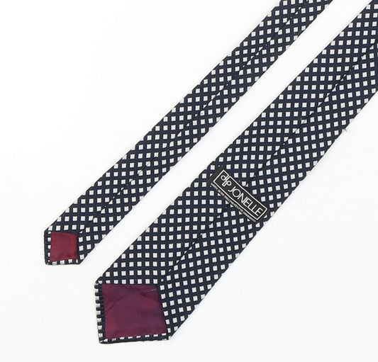 Jonelle Mens Multicoloured Plaids & Checks Polyester Pointed Tie One Size