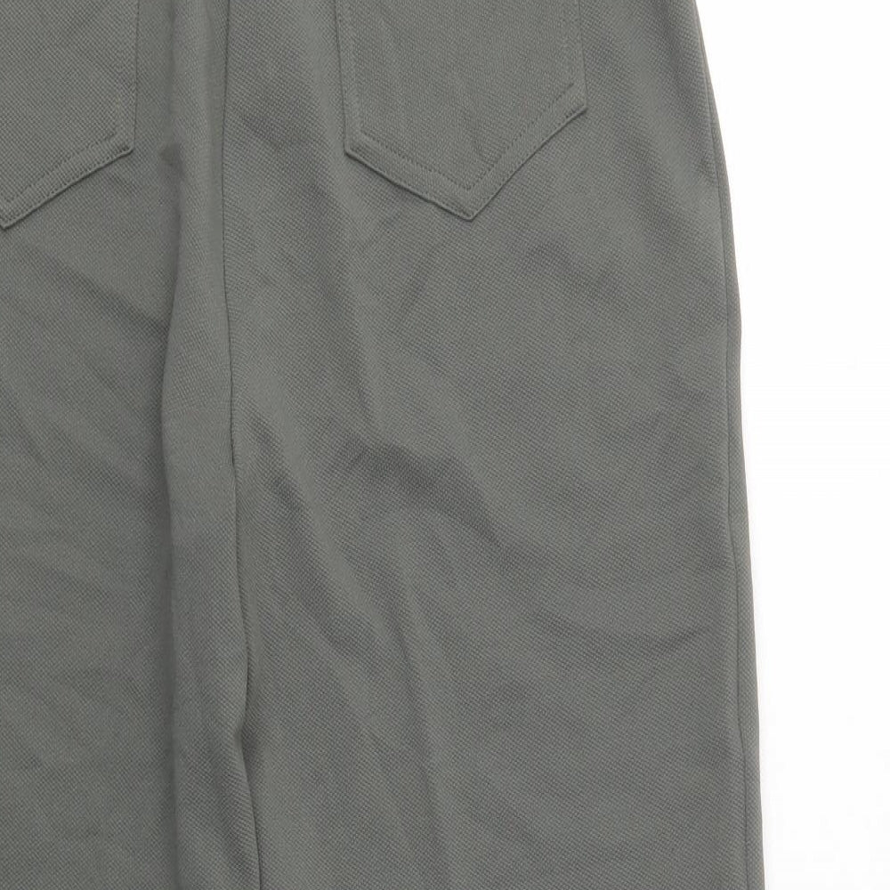 Womens UK Size 14 Afibel Regular Fit Green Trousers