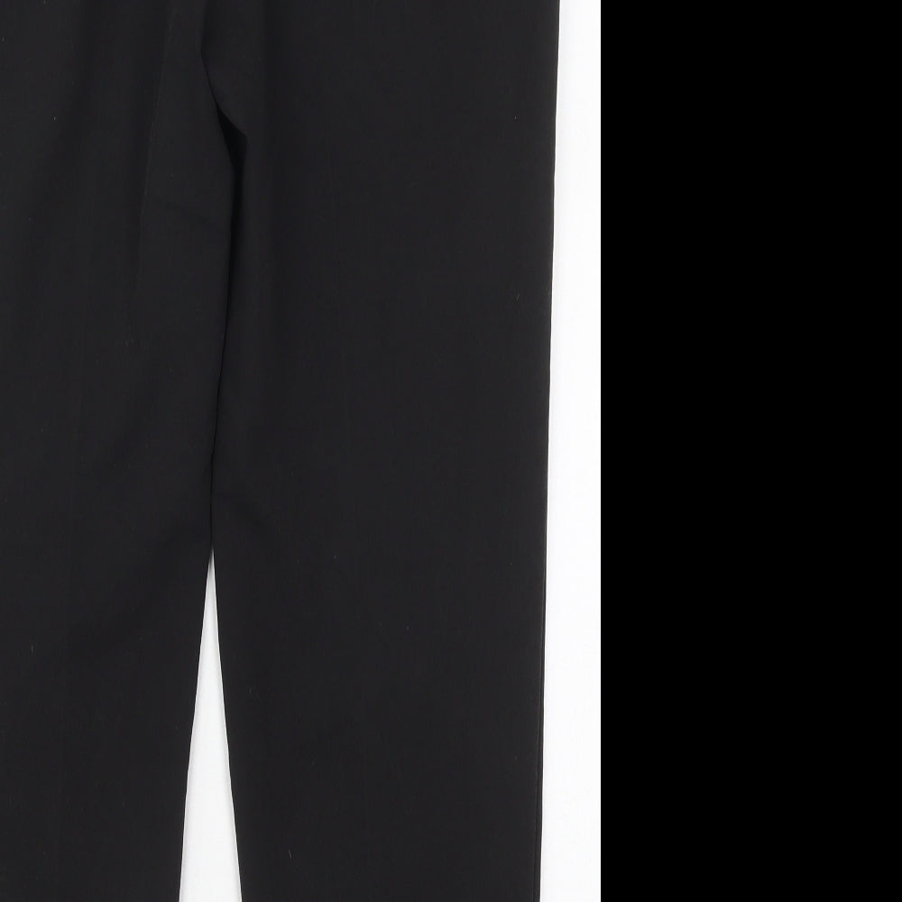 Womens UK Size 10 Dorothy Perkins Regular Fit Black Trousers