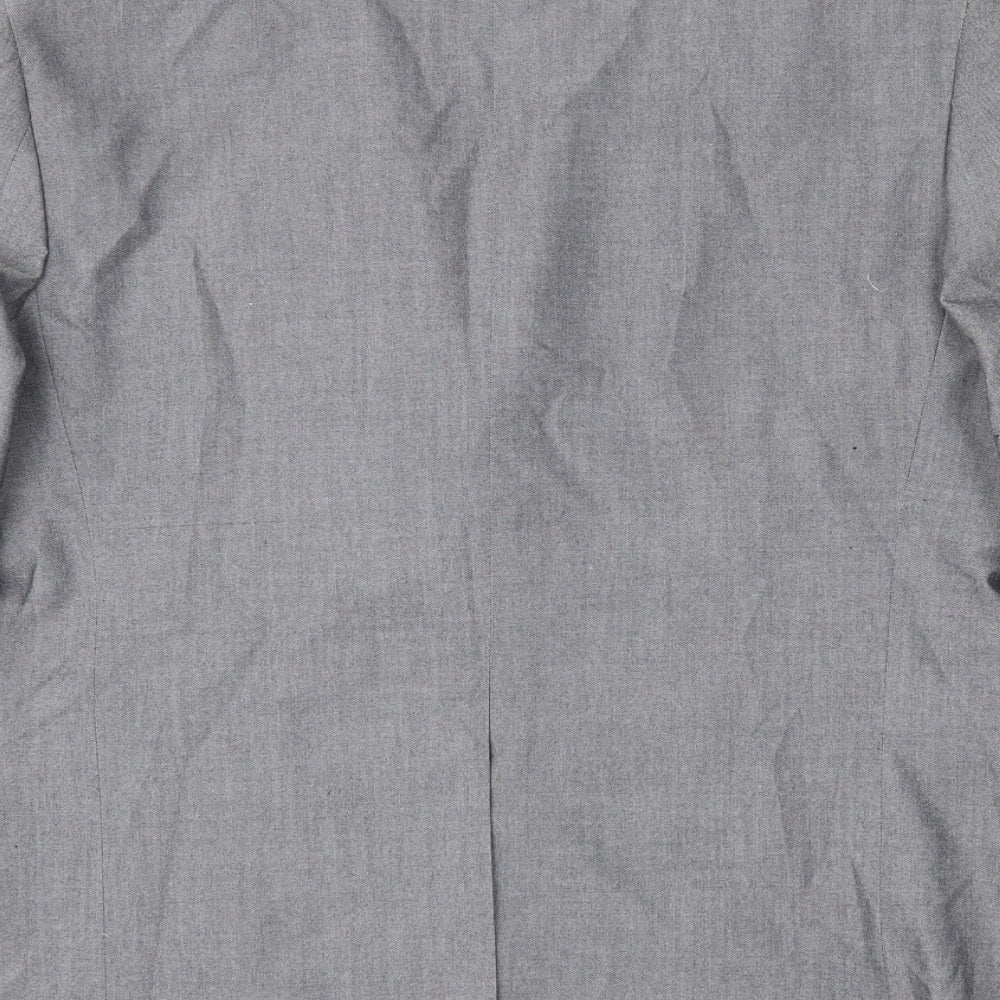 Primark Mens Grey  Polyester Jacket Suit Jacket Size 42