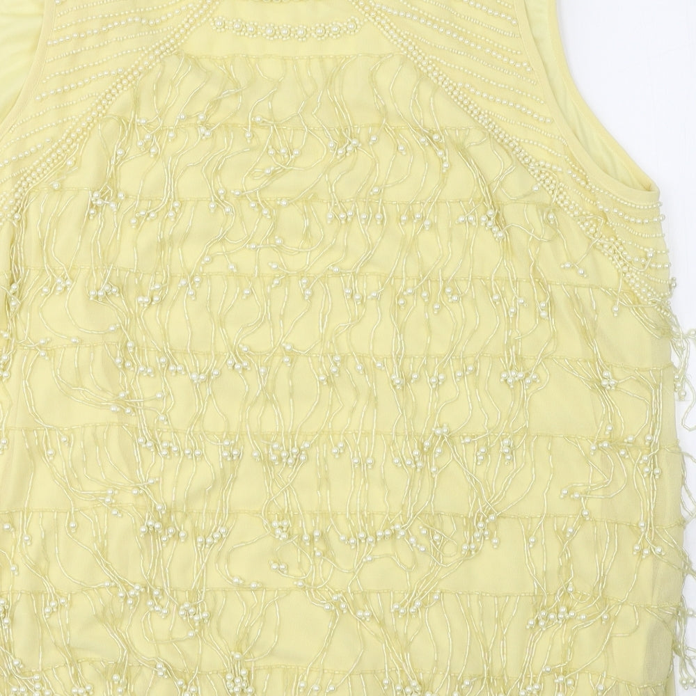 Womens UK Size 20 Joanna Hope Yellow Basic Blouse
