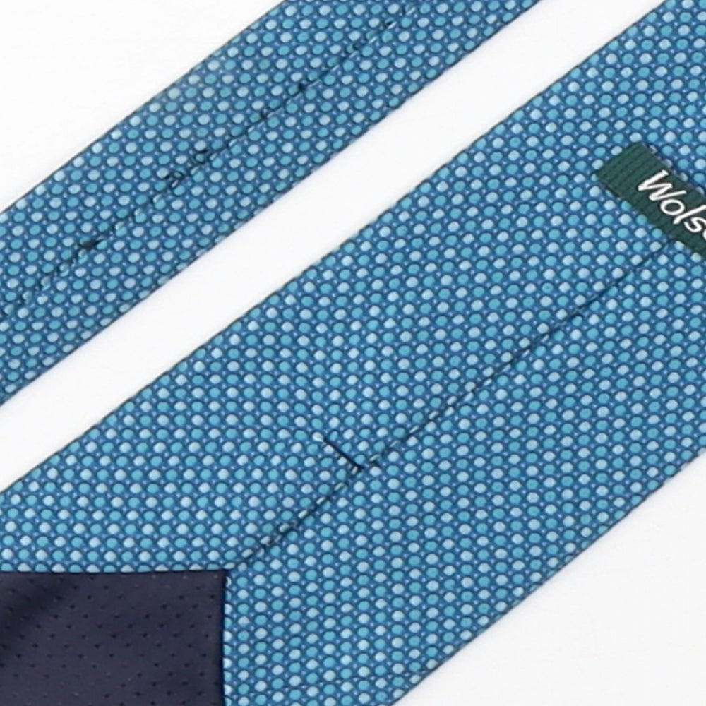 Wolsey Mens Green Polka Dot Polyester Pointed Tie One Size