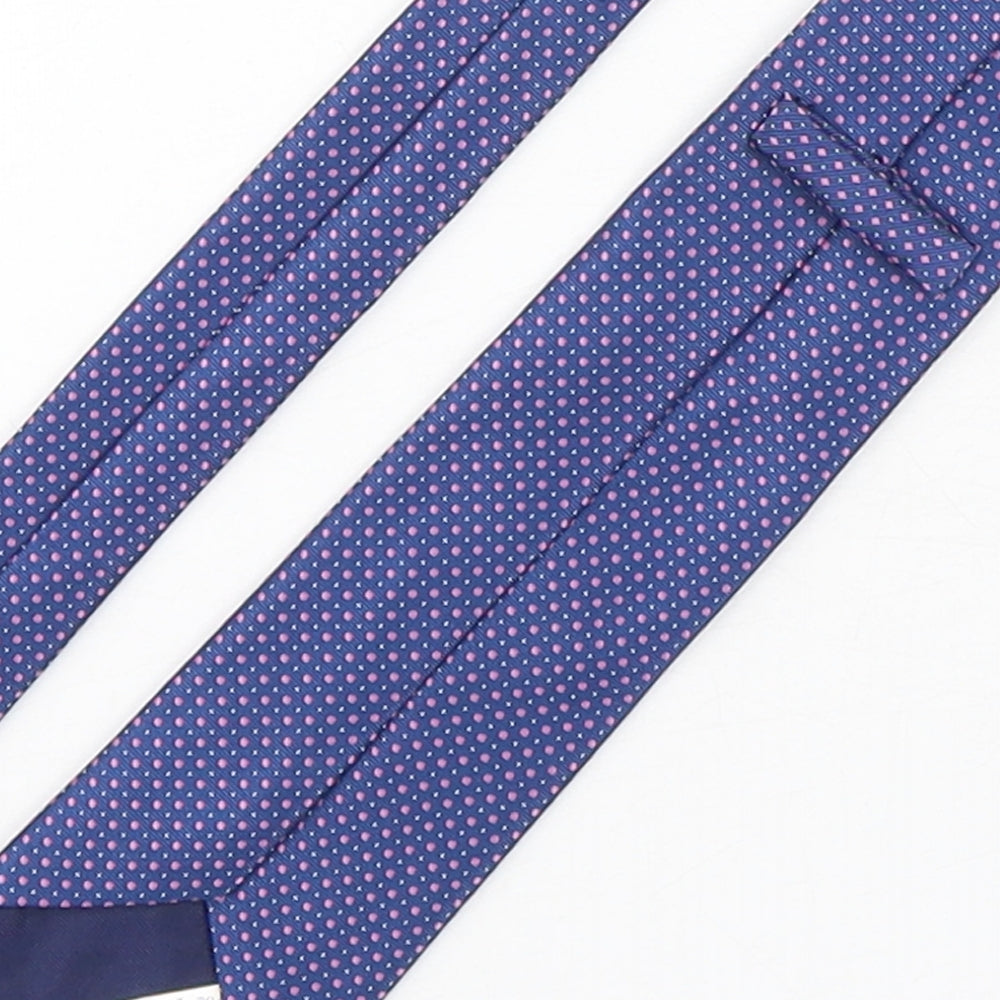 Marks and Spencer Mens Multicoloured Polka Dot Polyester Pointed Tie One Size