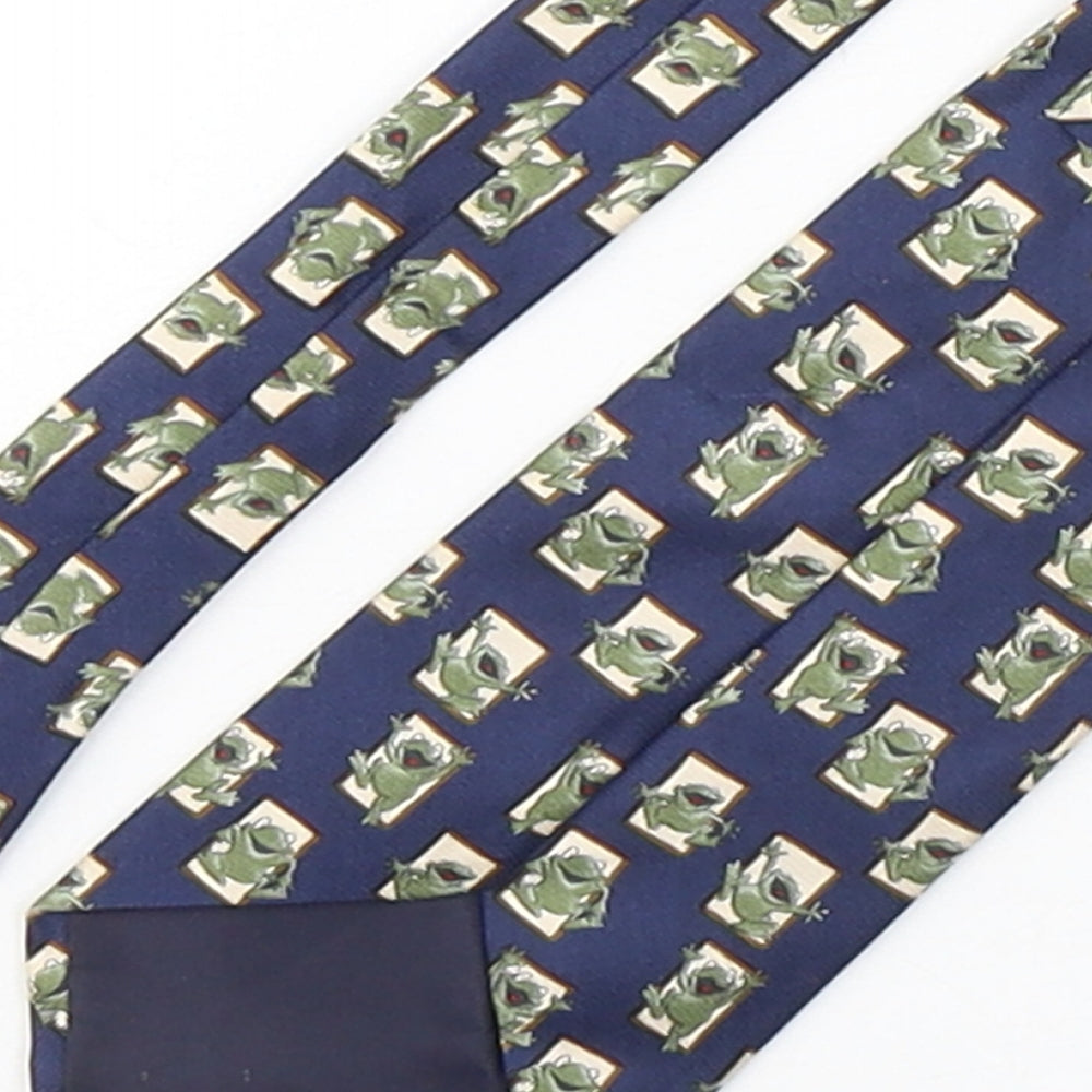 Marks and Spencer Mens Multicoloured Geometric Silk Pointed Tie One Size