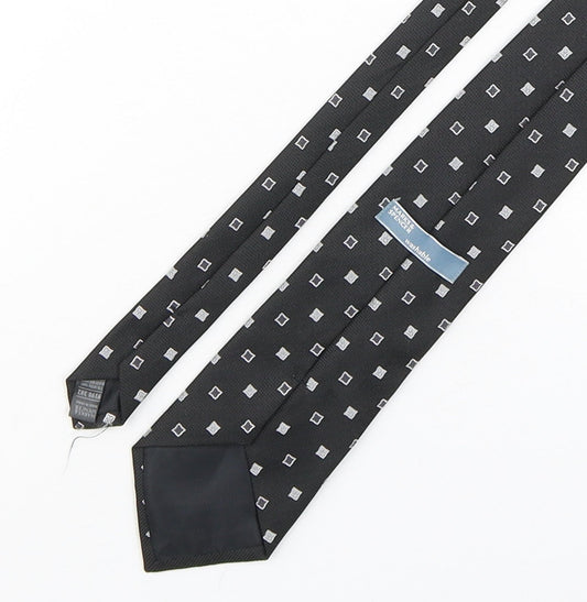 Marks and Spencer Mens Multicoloured Geometric Polyester Pointed Tie One Size