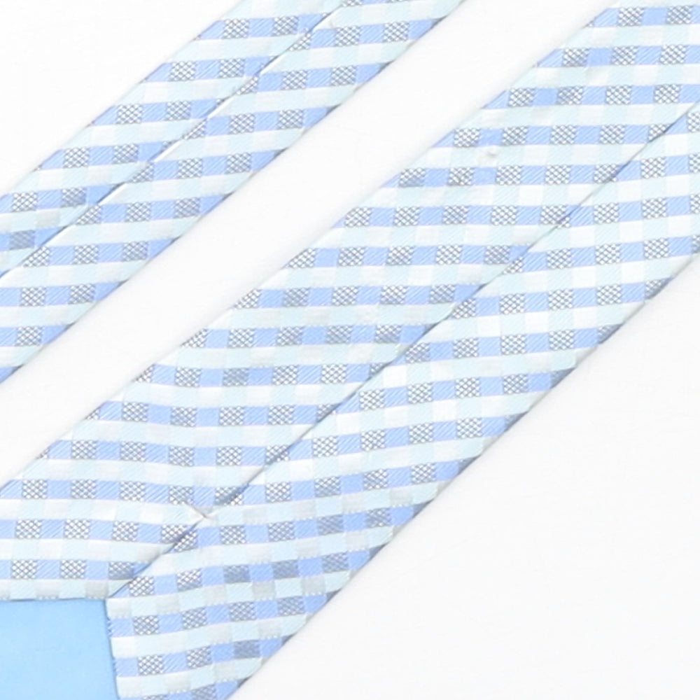 Preworn Mens Multicoloured Plaids & Checks Polyester Pointed Tie One Size