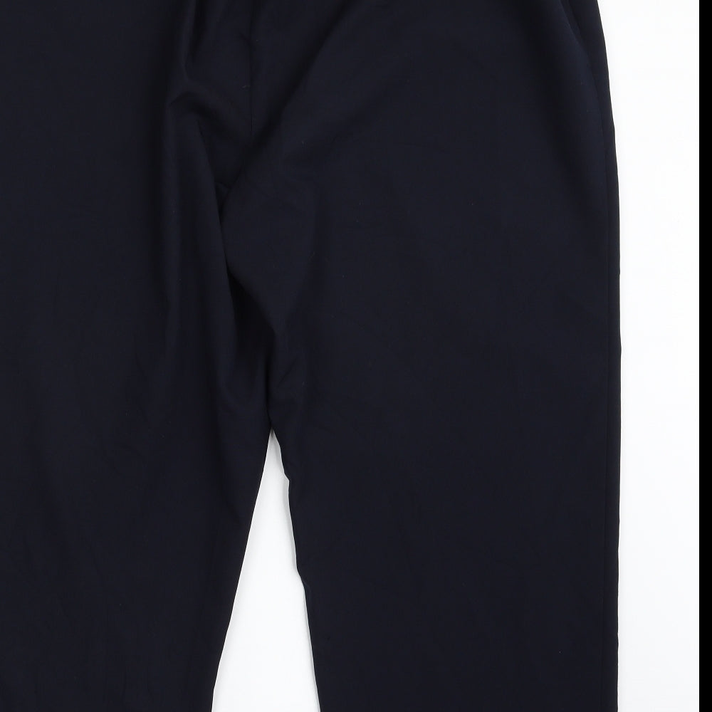 Bonmarché Womens Blue Polyester Dress Pants Trousers Size 20 L26 in Regular