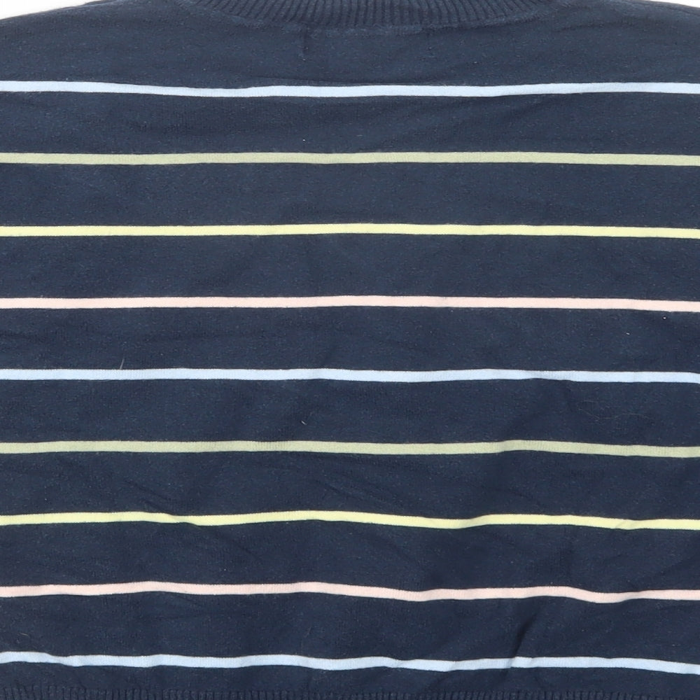 Womens UK Size S Marks and Spencer Blue Pullover Jumper