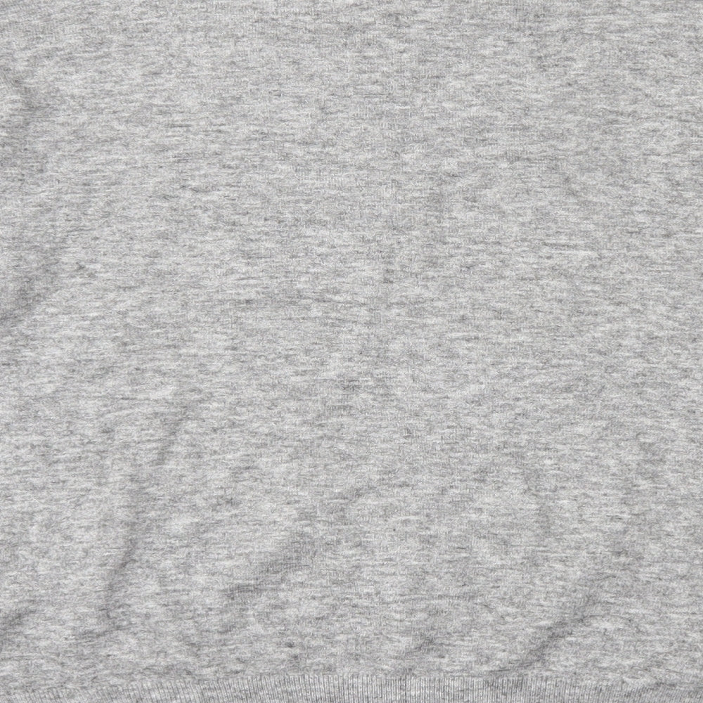 F&F Womens Grey Round Neck Viscose Pullover Jumper Size 8