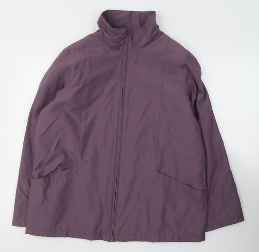 Womens UK Size 16 EWM Purple Jacket