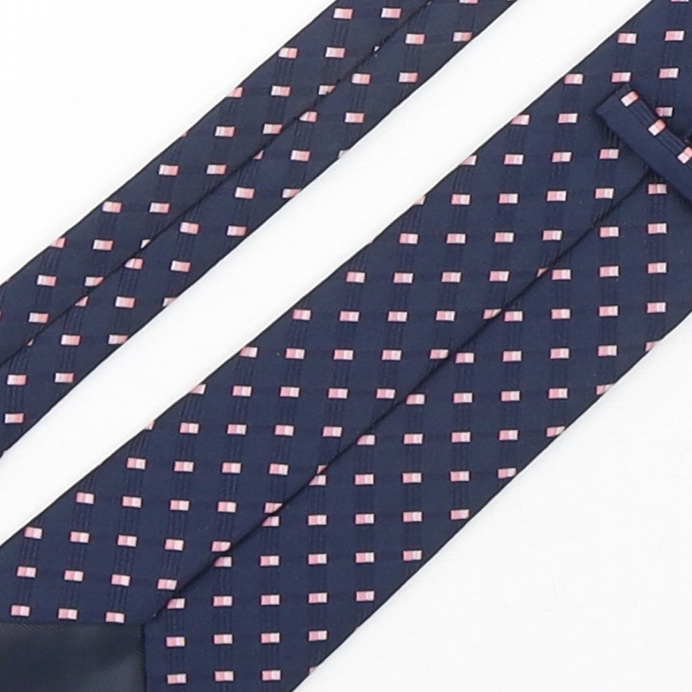 Marks and Spencer Mens Multicoloured Geometric Polyester Pointed Tie One Size