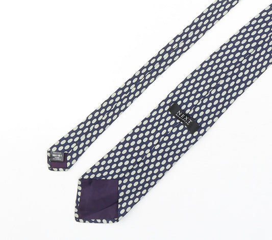 NEXT Mens Multicoloured Polka Dot Silk Pointed Tie One Size