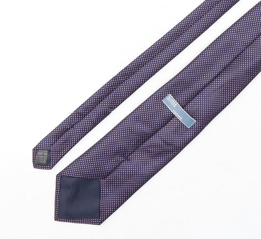 Marks and Spencer Mens Multicoloured Polka Dot Polyester Pointed Tie One Size