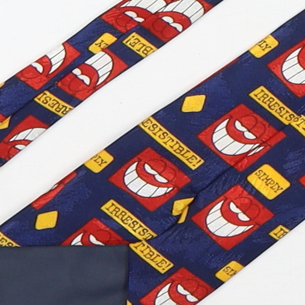 Marks and Spencer Mens Multicoloured Geometric Polyester Pointed Tie One Size