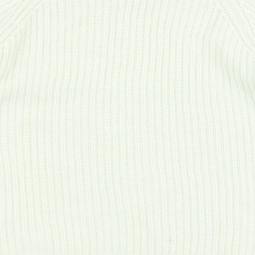 Primark Womens Green Round Neck Viscose Pullover Jumper Size 14