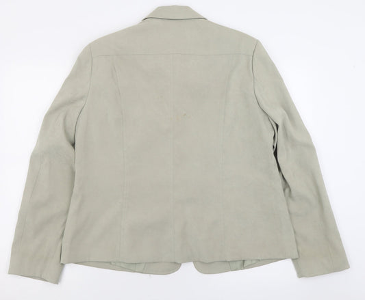 bonmarch Womens Green Jacket Size 18 Zip