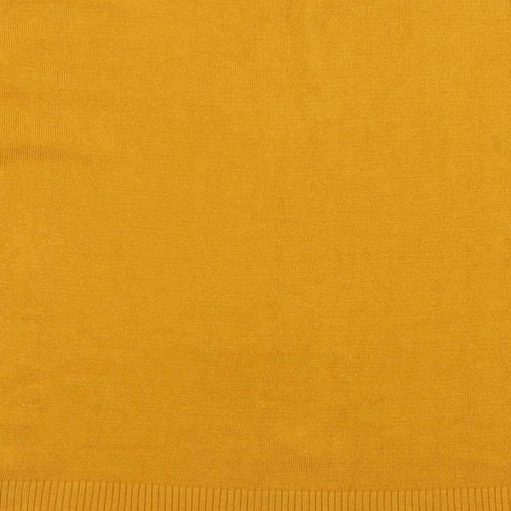 Womens UK Size 12 New Look Yellow Pullover Jumper