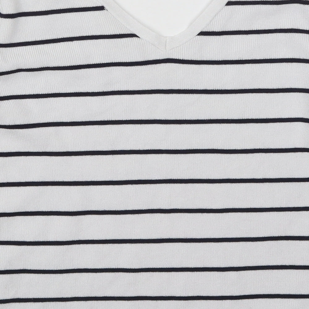 Womens UK Size 6 Miss Selfridge White Pullover Jumper