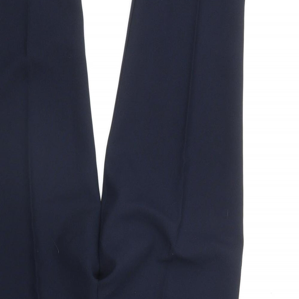 Womens UK Size 14 Preworn Regular Fit Blue Trousers