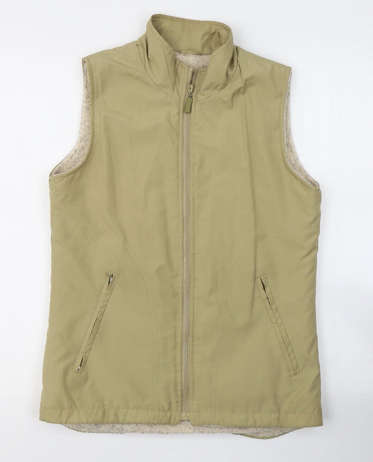 Womens UK Size 8 BHS Beige Gilet