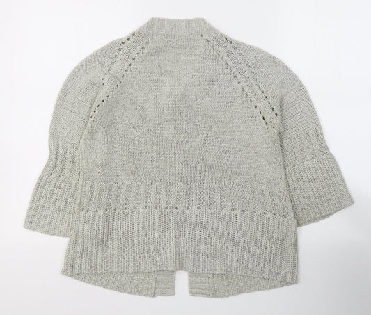 BHS Womens Grey Round Neck Acrylic Pullover Jumper Size 12